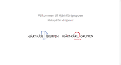 Desktop Screenshot of hjartkarlgruppen.se